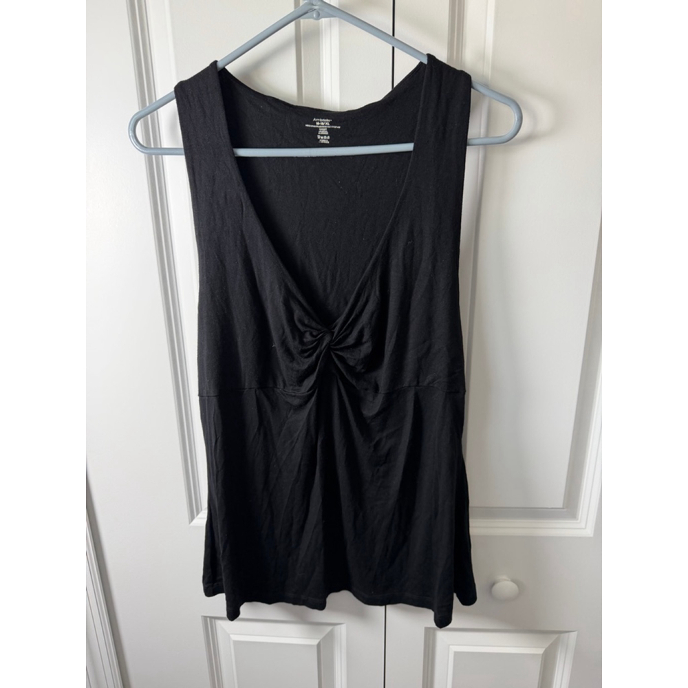 Ambrielle Black Tank Top Plus Size XL